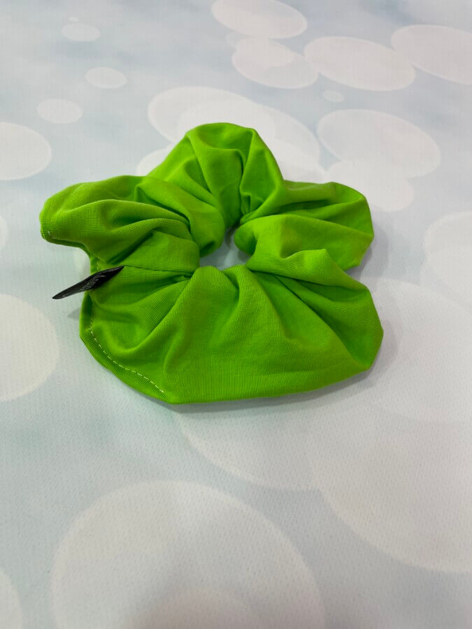 Brazil green scrunchie
