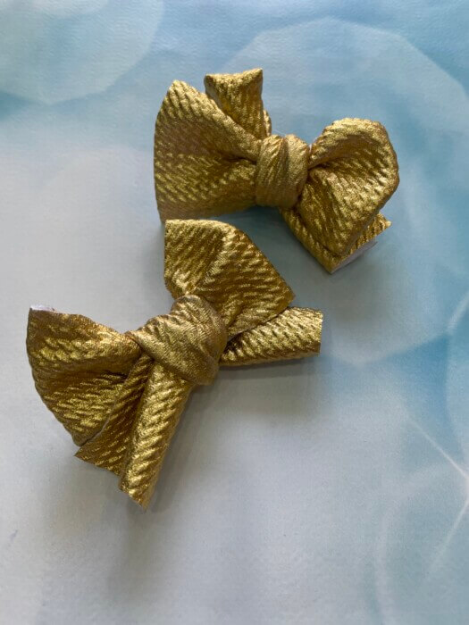 Gold ribbons