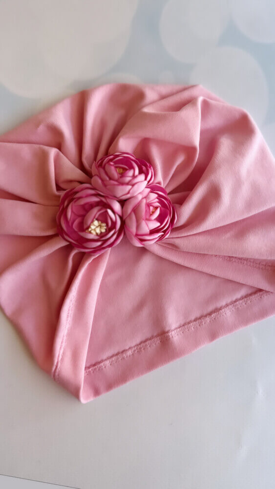 Pink rosalia turban