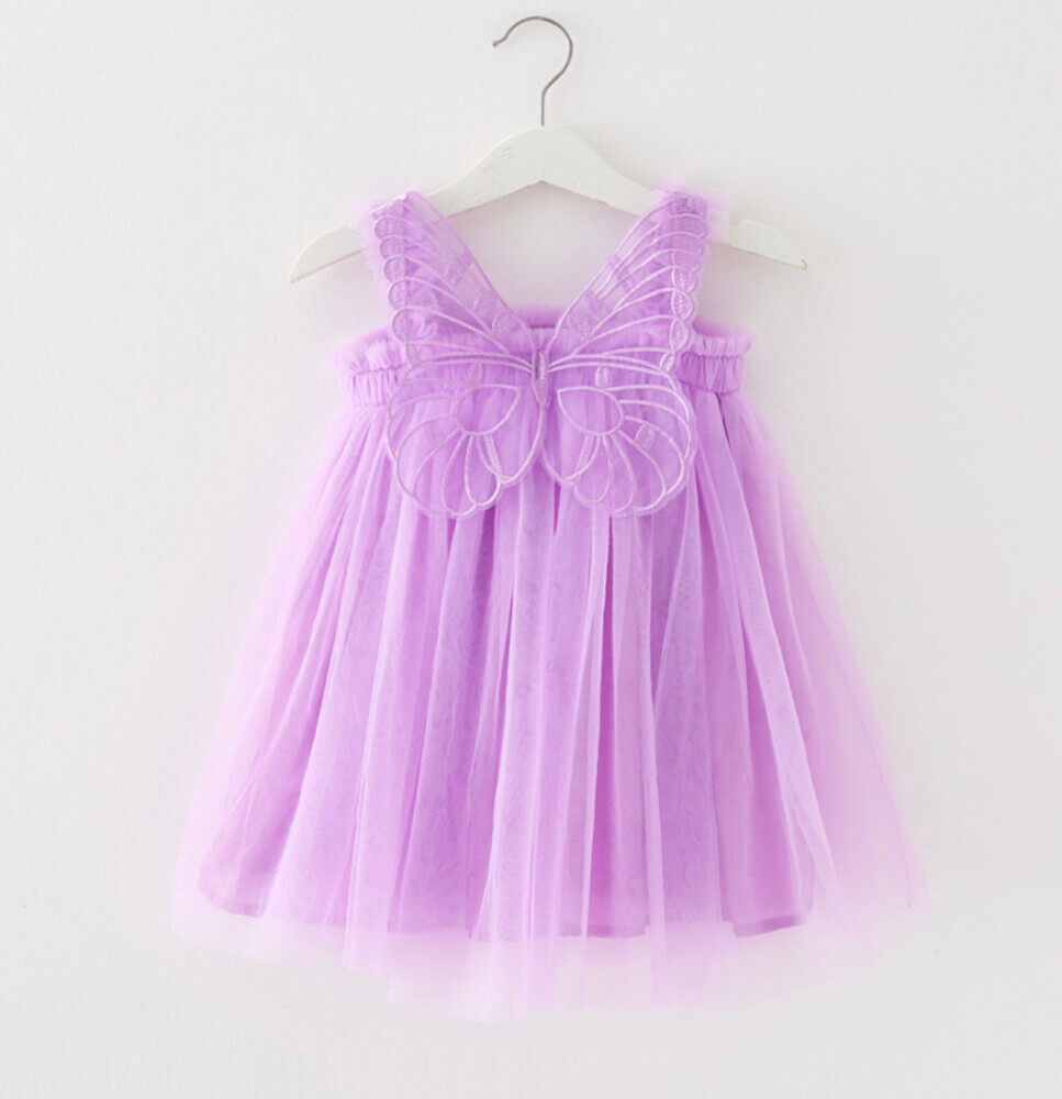 Purple butterfly dress