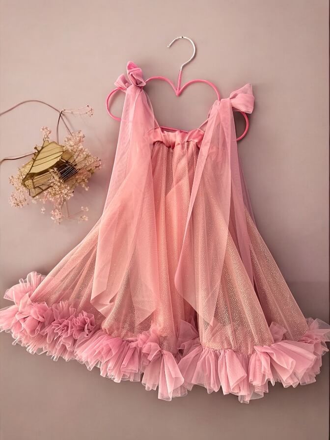 Dusty pink fairytale dress