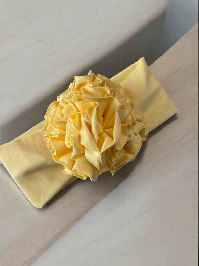 Yellow pastel flower