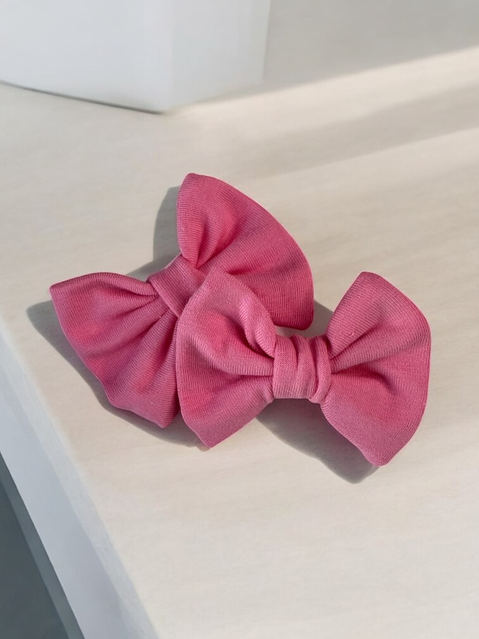 Bubble pink mini bows