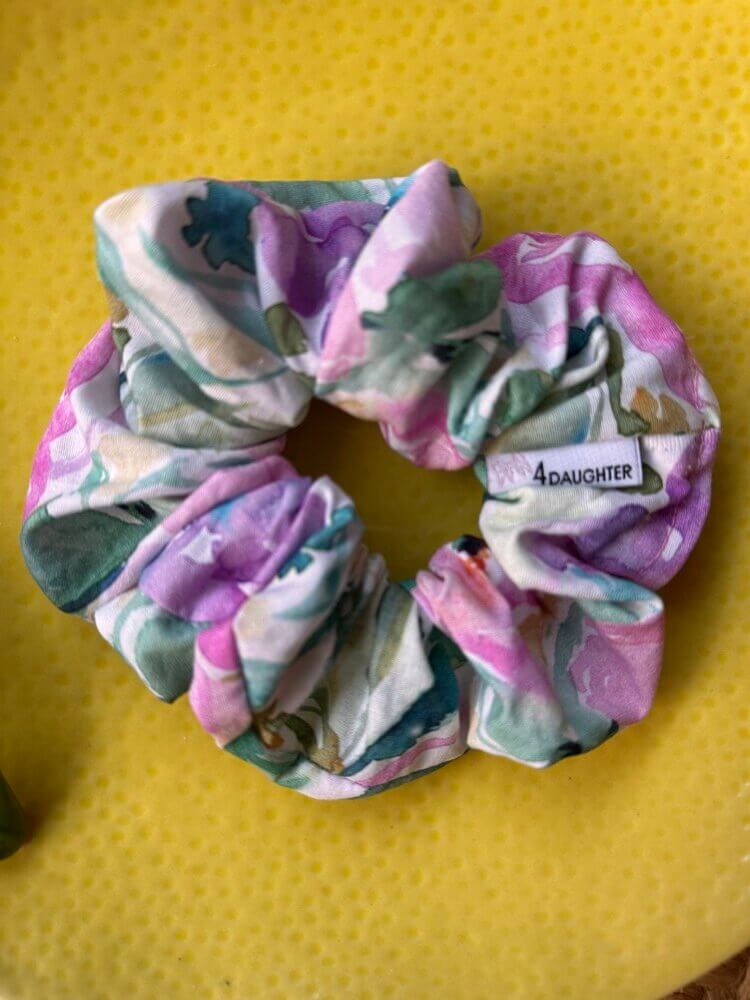 Fairylands flowers scrunchie