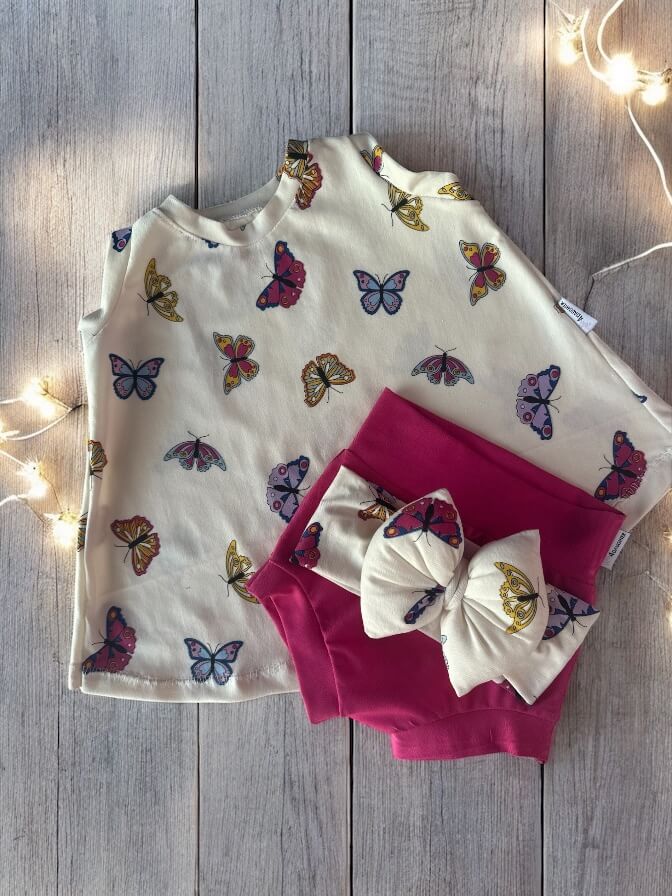 Colors and butterflies set