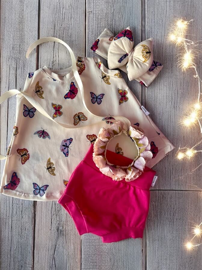 Colors and butterflies set