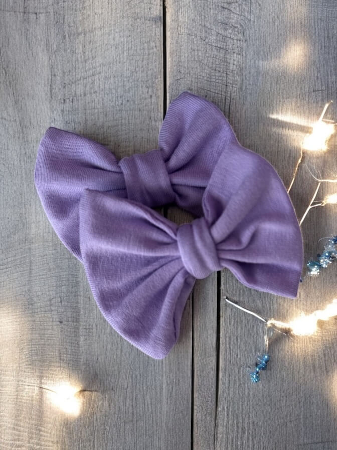 Lila mini bows