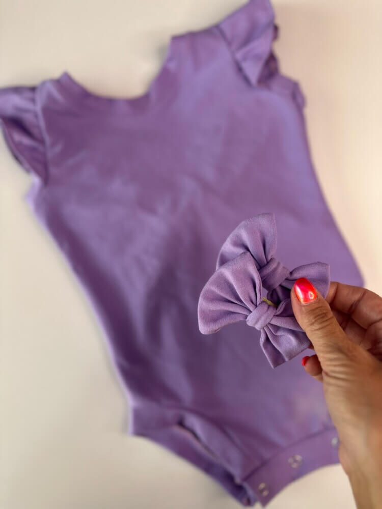 Lila mini bows