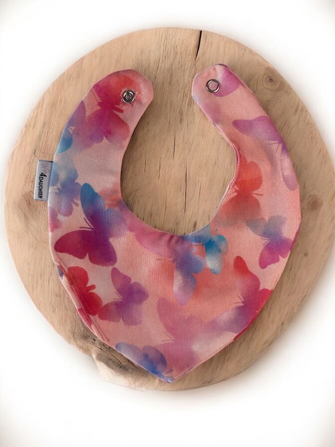 Libelloulas  cotton bib
