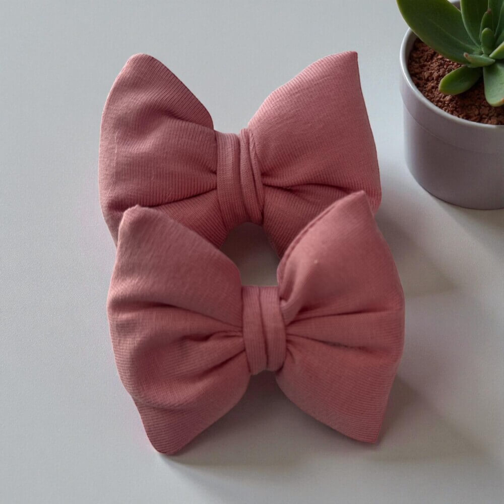 Dusty pink φιογκάκια