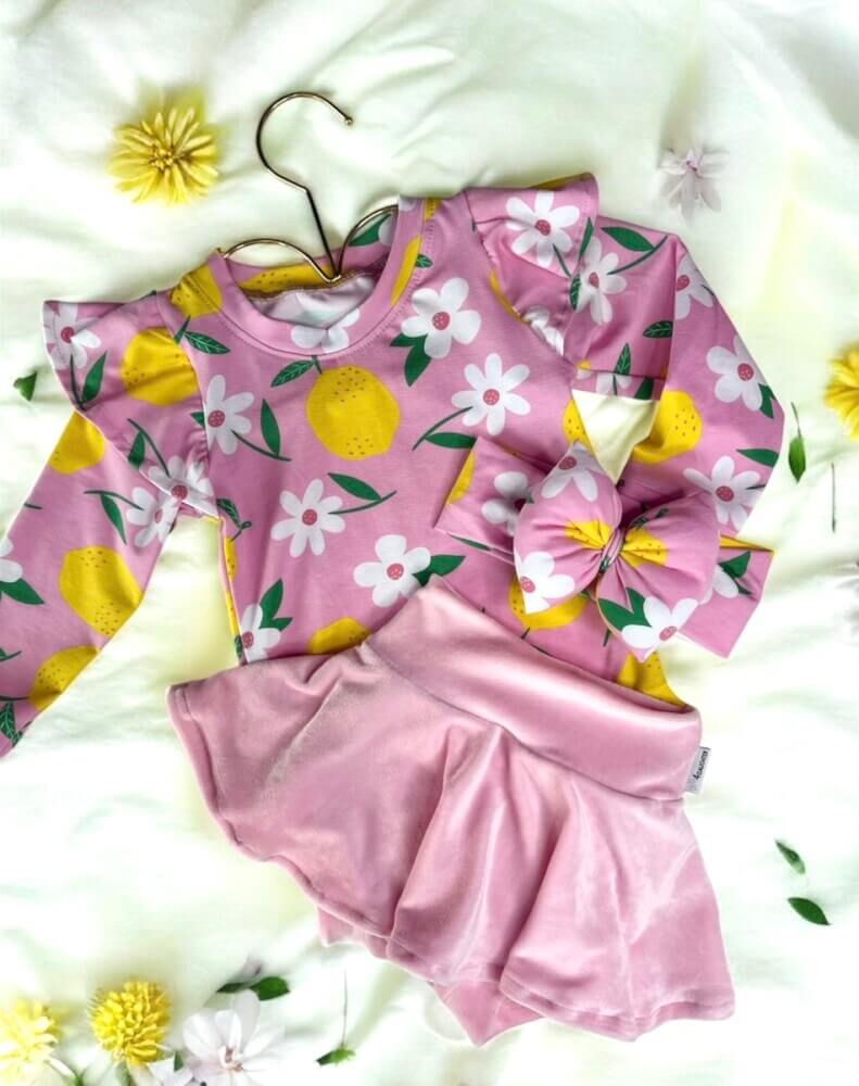 Σετάκι με Ροζ λεμονάκια