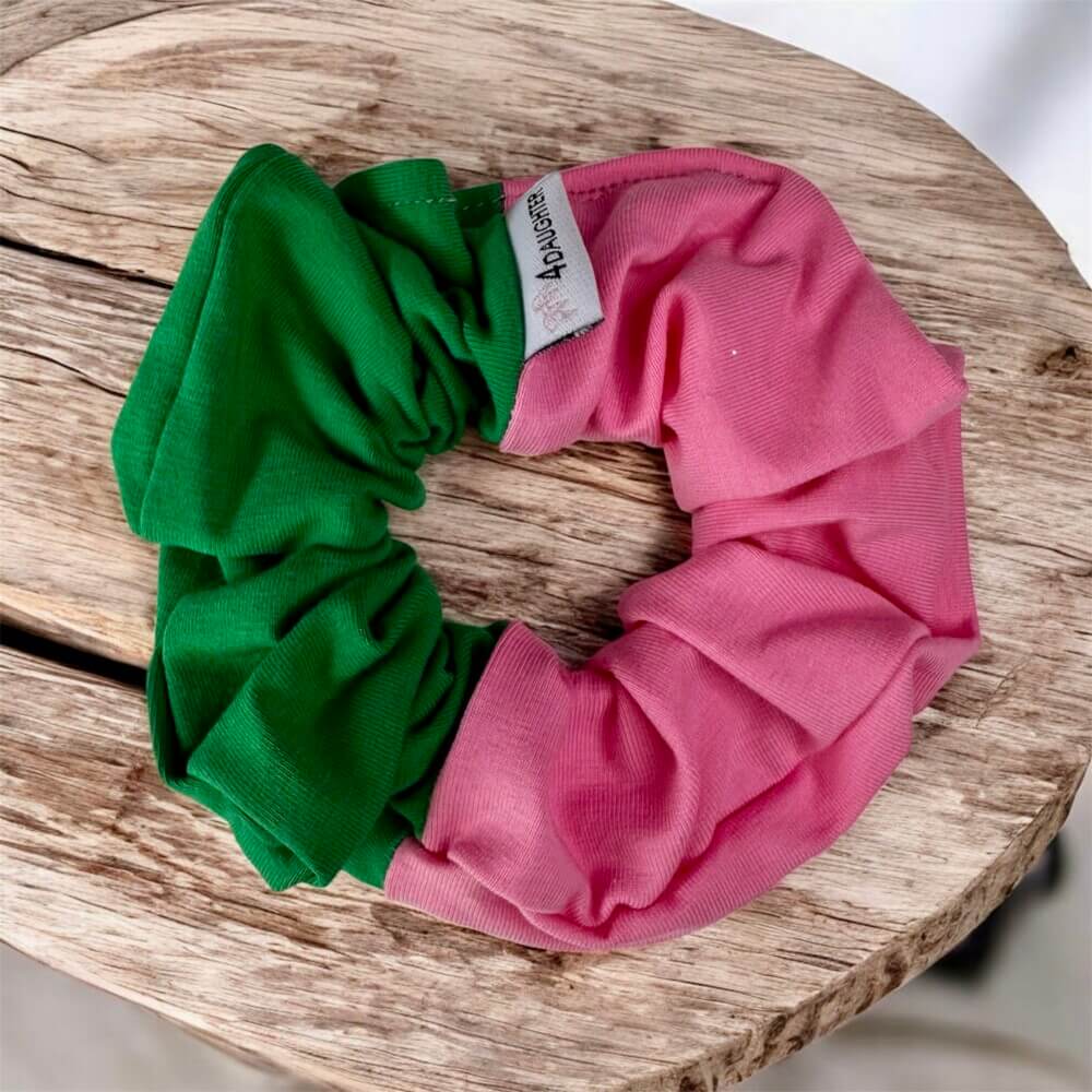 Pink-forest scrunchie