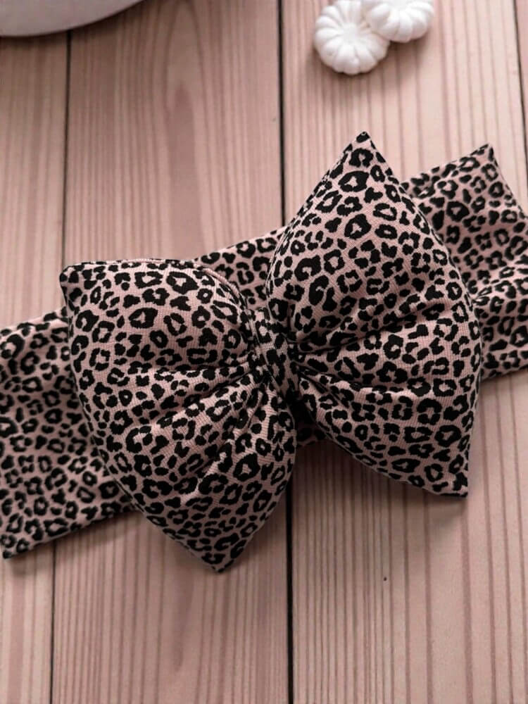 Κορδέλα mini pink leopard