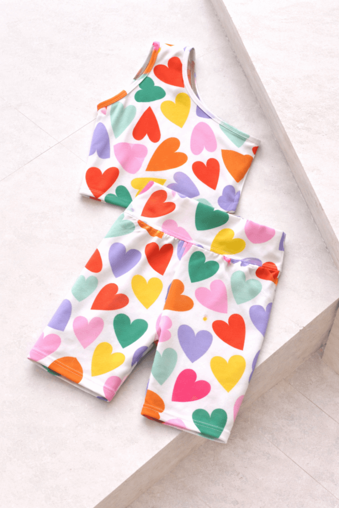 Biker happy hearts σετάκι