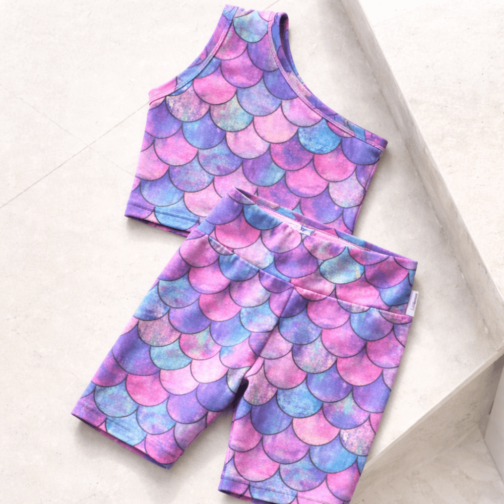 Biker Μermaid /crop σετάκι