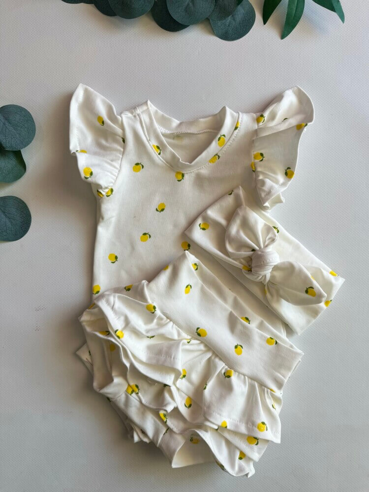 Baby bloomer lemon set