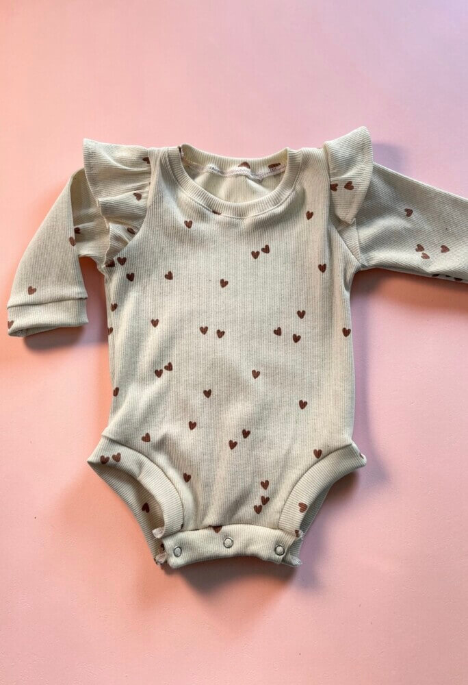 Rib hearts κορμάκι