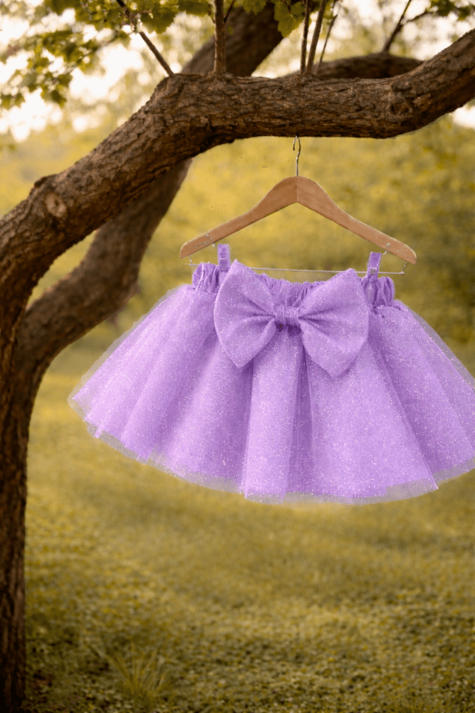 Lila glitter tutu