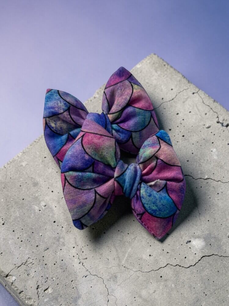 Mermaid mini bows
