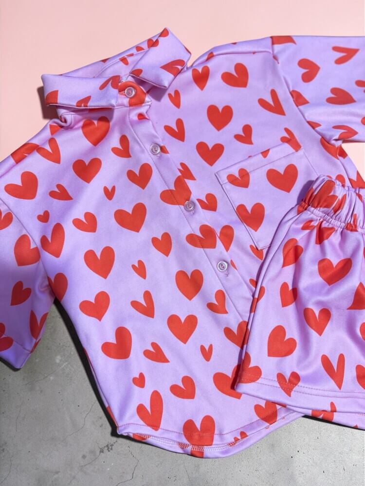 Pinky hearts shirt🧡