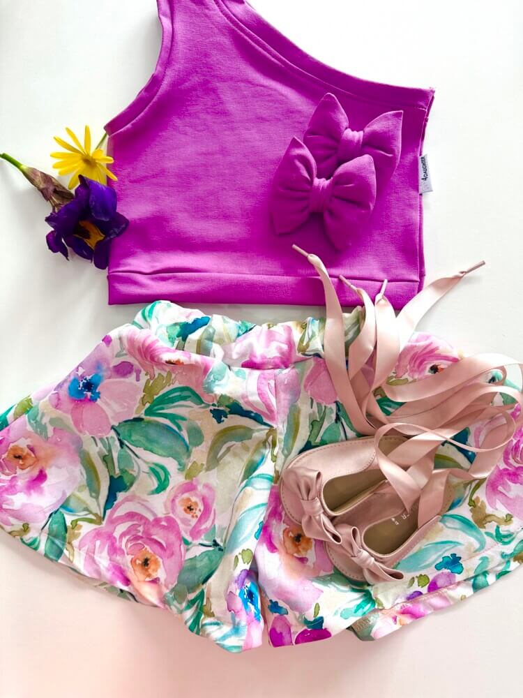 Magenta blossoms  σετ