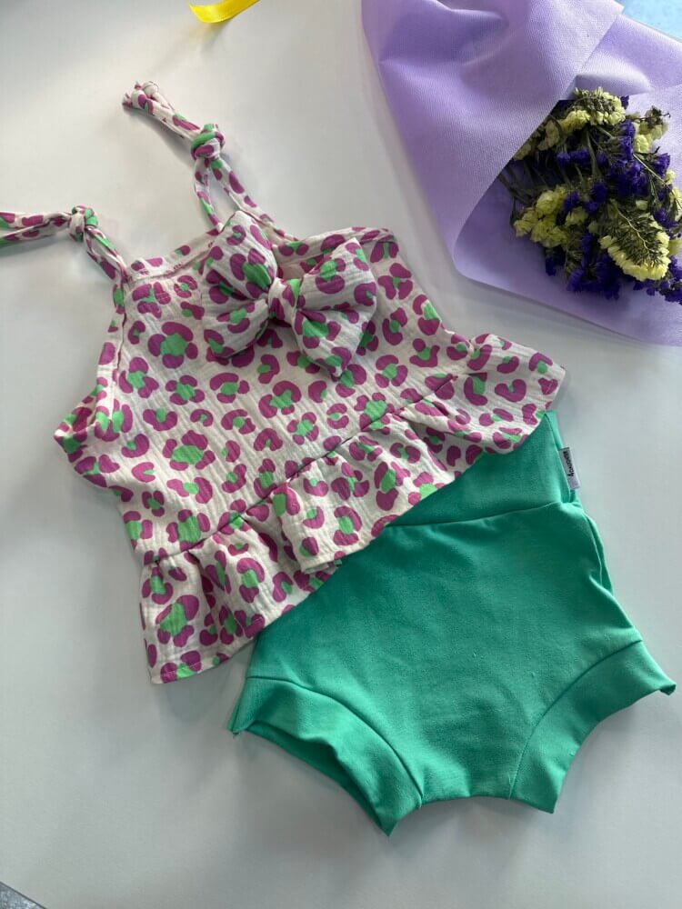 Funky leopard shorts