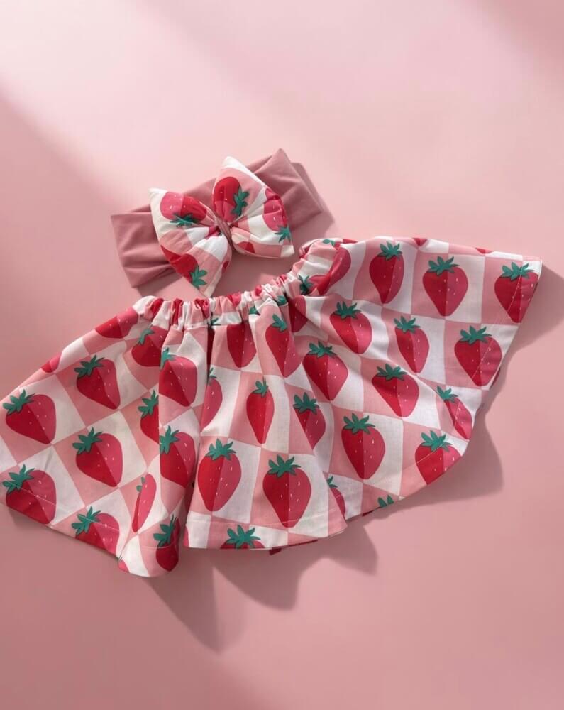 Labada strawberry φούστα