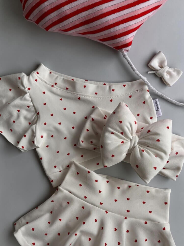 White hearts set💌