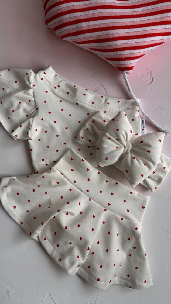 White hearts set💌