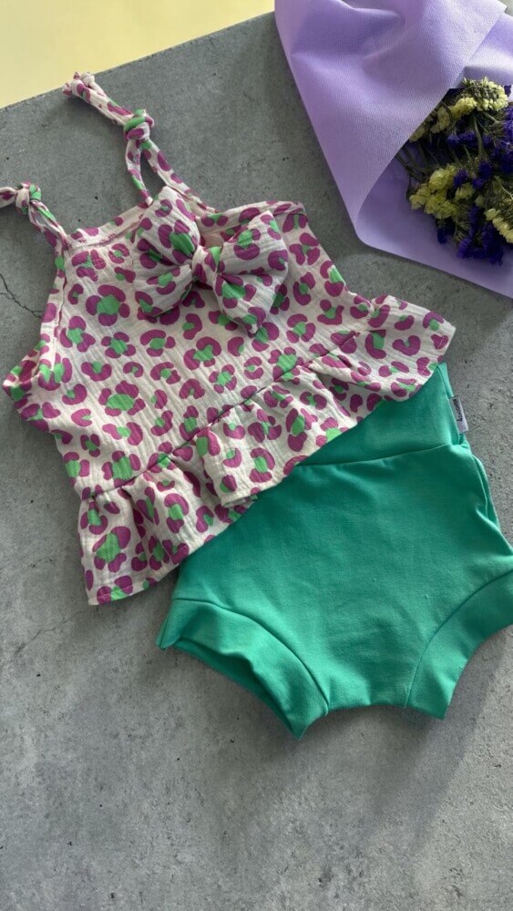 Funky leopard shorts