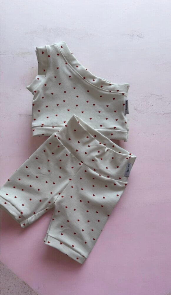White hearts σετ