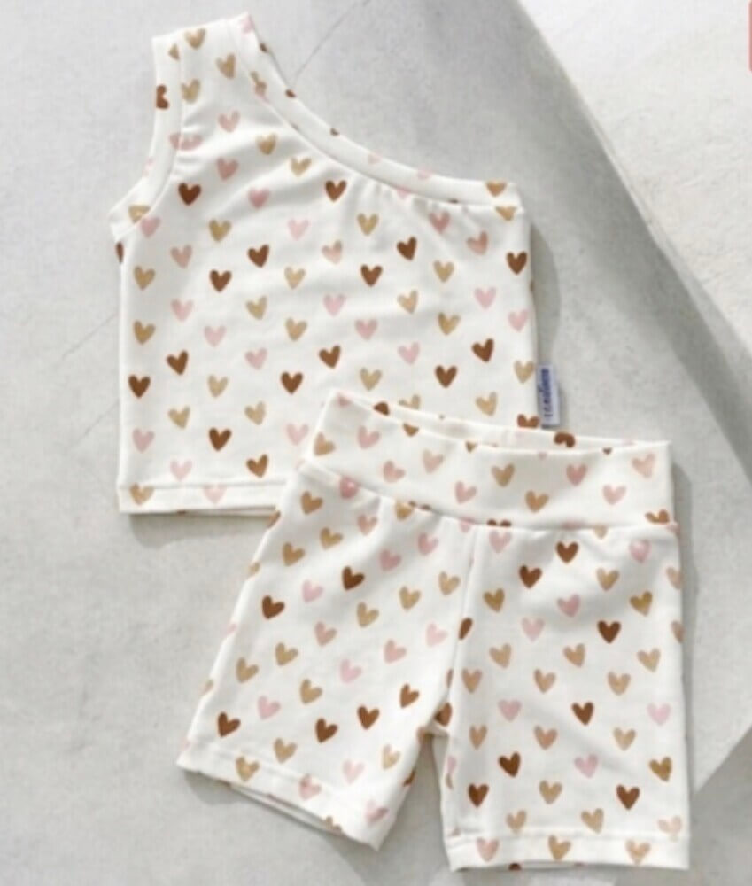 Gummy hearts leggings