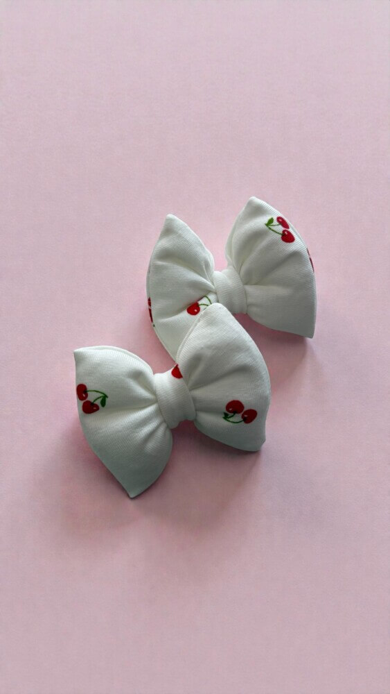 Summer cherries mini bows