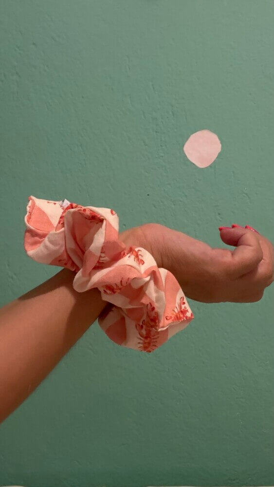 Lobster scrunchie 🦞