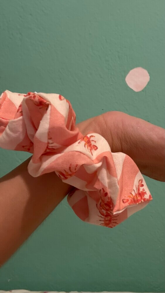 Lobster scrunchie 🦞