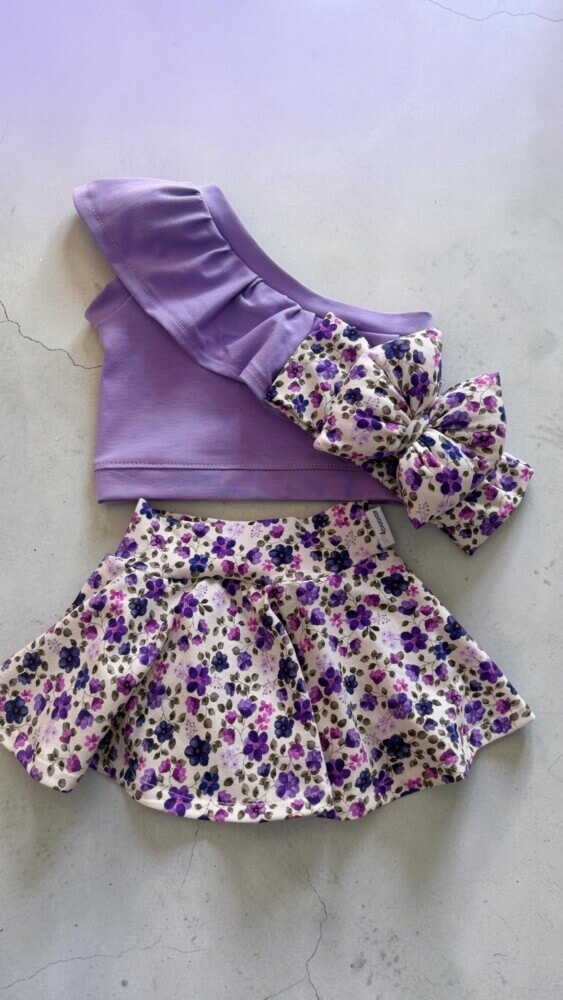 Purple frabala blossoms