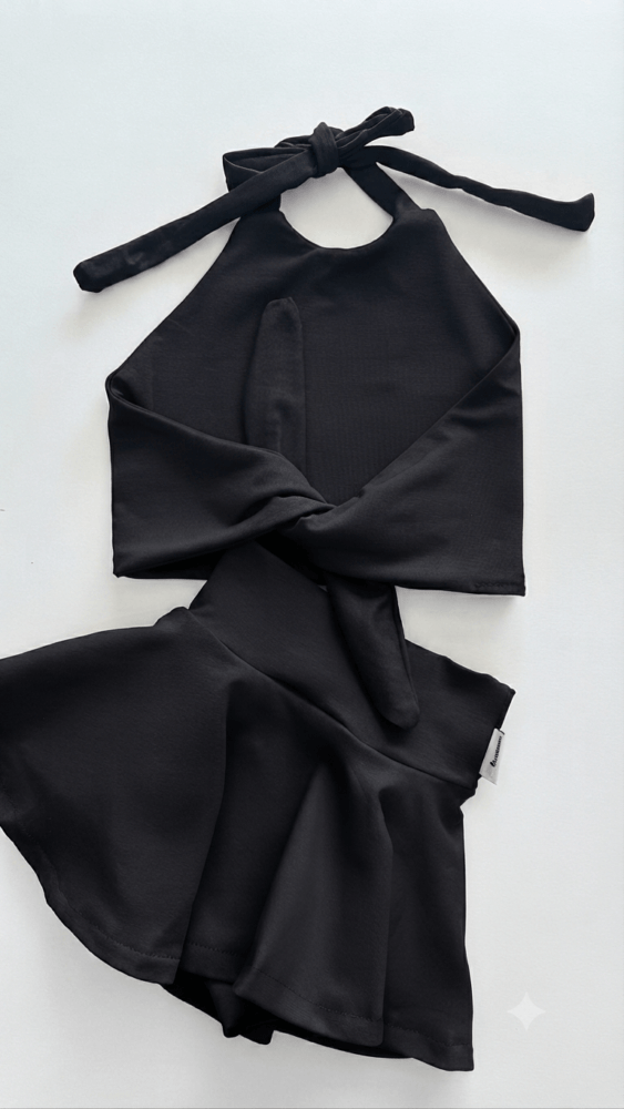 Black knotted σετ