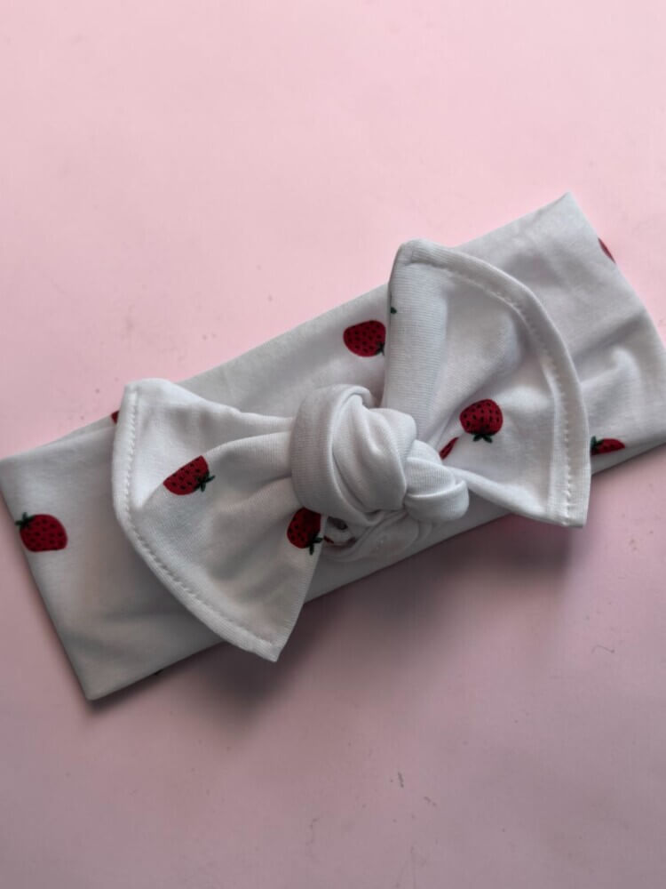 Μini strawberries retro κορδέλα 🍓