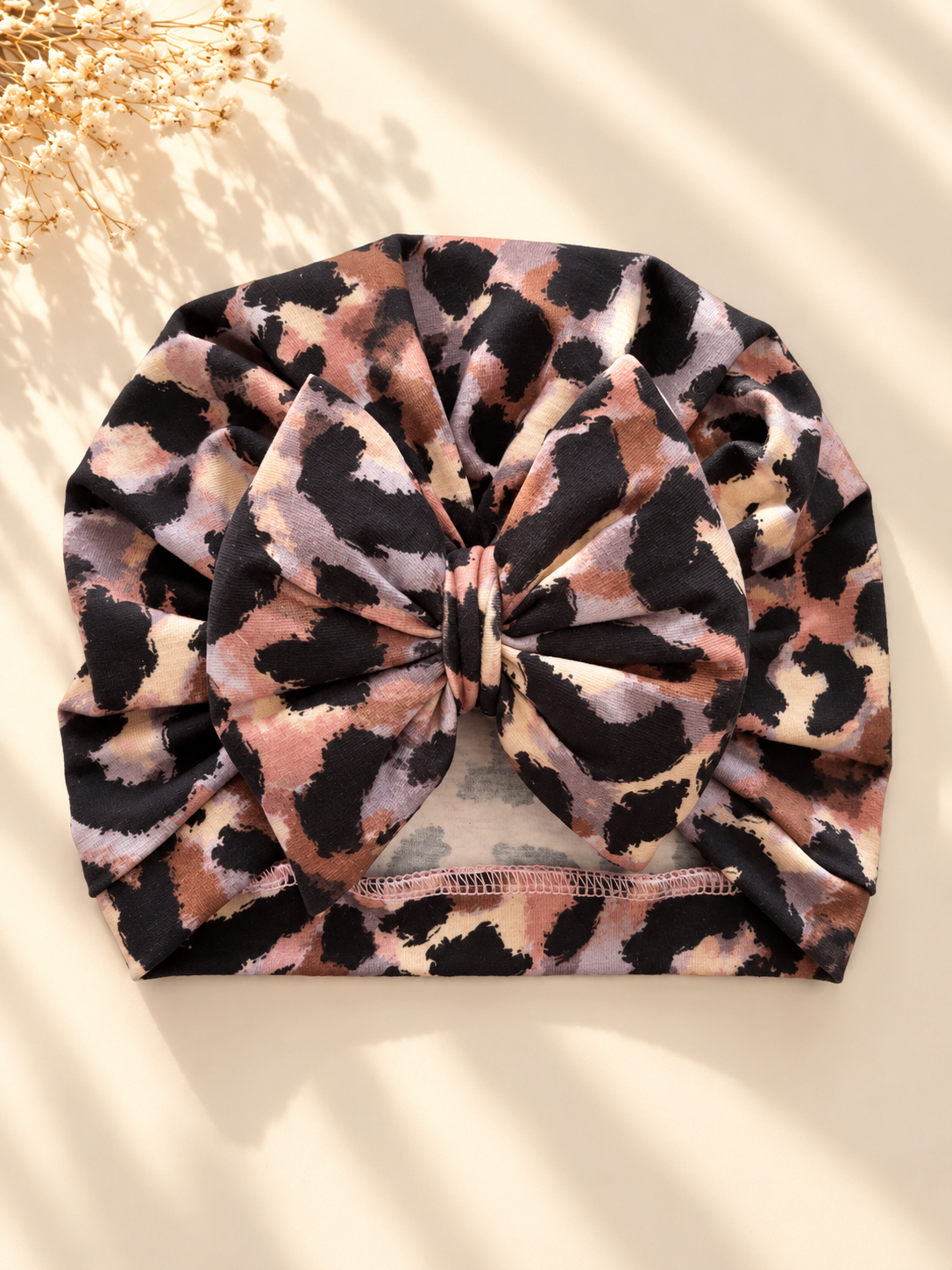 Τουρμπάνι Purple leopard