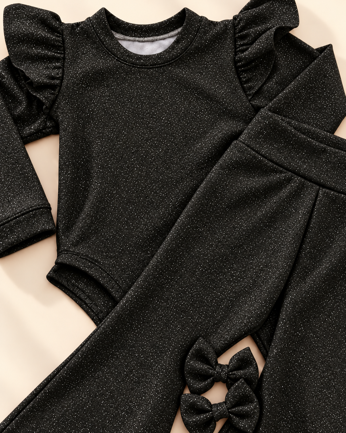 Black lurex σετ
